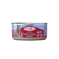 Carnilove Cat Canned Food Pate Turkey & Salmon 100g