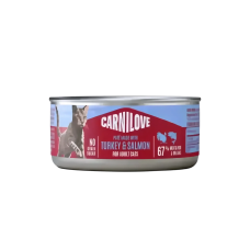 Carnilove Cat Canned Food Pate Turkey & Salmon 100g Carnilove Cat Canned Food Pate Turkey & Salmon 100g