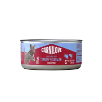 Carnilove Cat Canned Food Pate Turkey & Salmon Kitten 100g Carnilove Cat Canned Food Pate Turkey & Salmon Kitten 100g