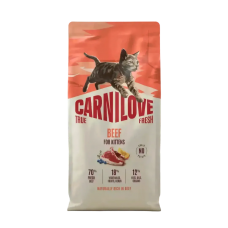 Carnilove Cat Dry Food True Fresh Beef Kittens 2kg Carnilove Cat Dry Food True Fresh Beef Kittens 2kg