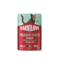 Carnilove Cat Gravy Pouch Pheasant w/Raspberry Leaves 85g