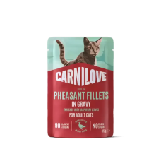 Carnilove Cat Gravy Pouch Pheasant w/Raspberry Leaves 85g