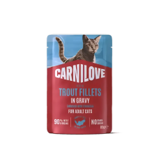 Carnilove Cat Gravy Pouch Trout w/Echinacea 85g