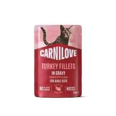 Carnilove Cat Gravy Pouch Turkey w/Valerian 85g