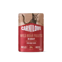 Carnilove Cat Gravy Pouch Wild Boar w/Chamomile 85g (6 packs)