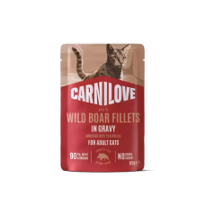 Carnilove Cat Gravy Pouch Wild Boar w/Chamomile 85g