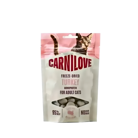 Carnilove Cat Treats Freeze Dried Turkey 40g (2 packs)