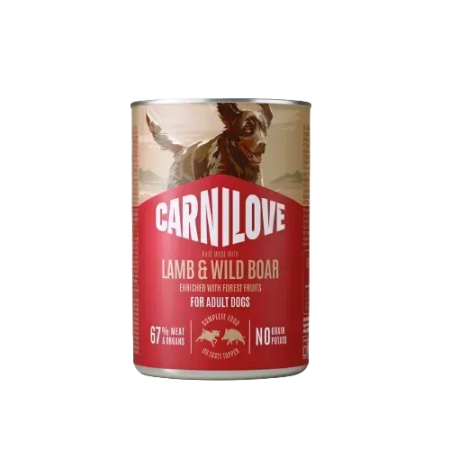 Carnilove Dog Canned Pate Lamb & Wild Boar 400g (6 cans)