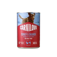 Carnilove Dog Canned Pate Turkey & Salmon 400g Carnilove Dog Canned Pate Turkey & Salmon 400g