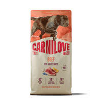 Carnilove Dog Dry Food True Fresh Beef Adult All Breed 4kg