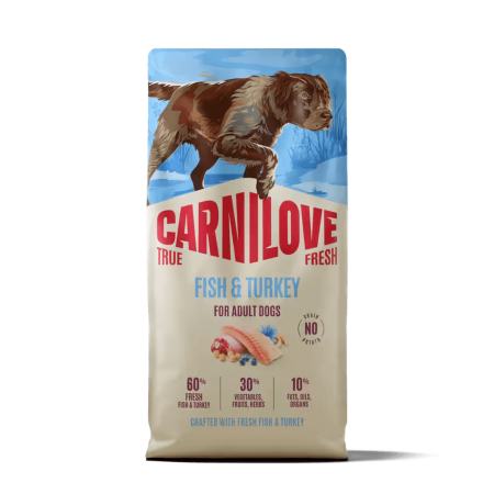 Carnilove Dog Dry Food True Fresh Fish & Turkey Adult All Breed 4kg