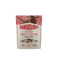 Carnilove Dog Treats Freeze Dried Turkey & Venison 60g Carnilove Dog Treats Freeze Dried Turkey & Venison 60g