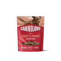 Carnilove Dog Treats Jerky Turkey & Rabbit 100g Carnilove Dog Treats Jerky Turkey & Rabbit 100g