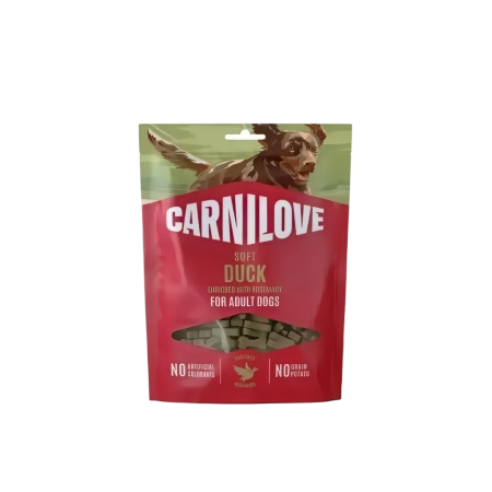 Carnilove Dog Treats Soft Duck enriched w/Rosemary 200g (3 packs)