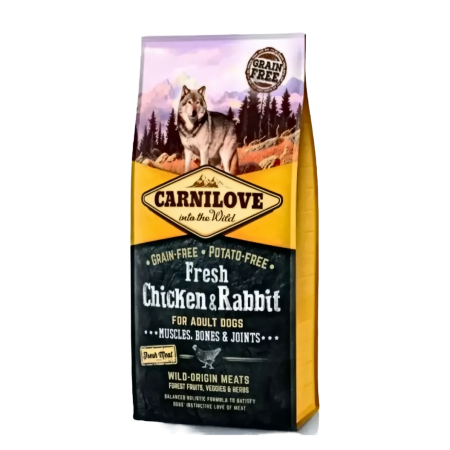 Carnilove Dog Dry Food Fresh Chicken & Rabbit 12kg