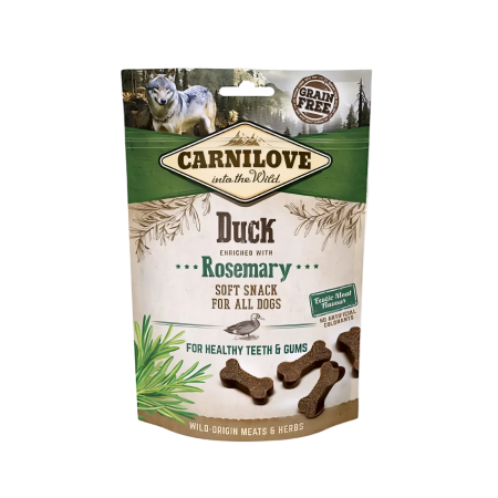 Carnilove Dog Semi Moist Duck enriched w/Rosemary 200g  x3