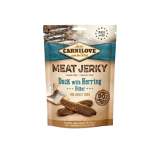 Carnilove Dog Jerky Duck with Herring Fillet 100g
