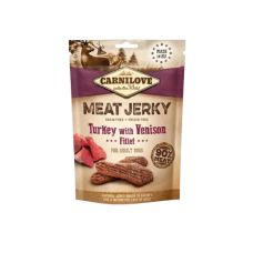 Carnilove Dog Jerky Turkey with Venison Fillet 100g
