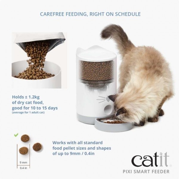 Catit Cat Feeder Pixi Smart Food Dispenser 2.9L