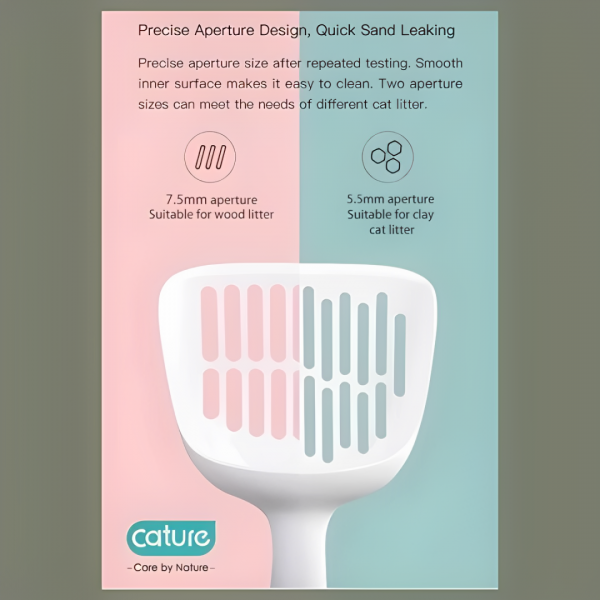 Cature Cat Litter Shovel (L) 7.5mm