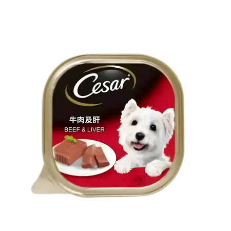 Cesar Dog Wet Food Beef & Liver Carton 100g (24 Packs)