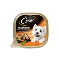 Cesar Dog Wet Food French Style Chicken with Vegetables Carton 100g (24 Packs)