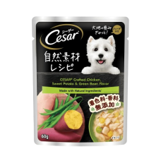 Cesar Pouch Chicken, Sweet Potato & Green Bean 60g