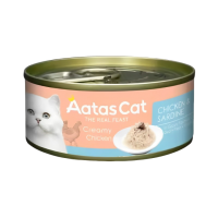 Aatas Cat Creamy Chicken & Sardine Canned Food 80g