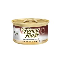 Fancy Feast Classic Pate Tender Beef Feast 85g Carton (24 Cans)