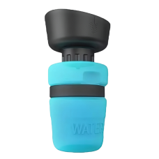 Plouffe Dog Collapsible  2 in 1 Bottle & Bowl 520ml (Blue)