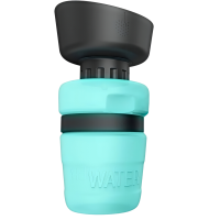 Plouffe Dog Collapsible  2 in 1 Bottle & Bowl 520ml (Green)