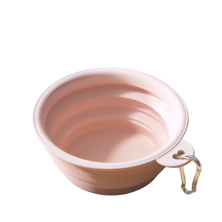 Rubeku Collapsible Bowl Pink