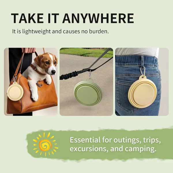 Rubeku Collapsible Bowl Pink