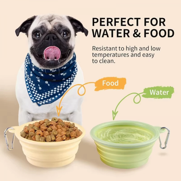 Rubeku Collapsible Bowl Pink