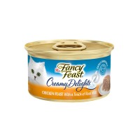 Fancy Feast Creamy Delights Chicken Feast With A Touch Of Real Milk 85g Carton (24 Cans)