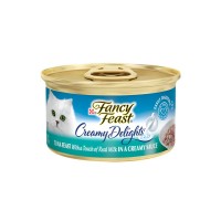 Fancy Feast Creamy Delights Tuna Feast With A Touch Of Real Milk 85g Carton (24 Cans)