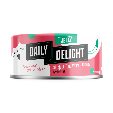 Daily Delight Cat Jelly Skipjack Tuna w/ Cheese 80g x24