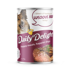 Daily Delight Energy Lift Luscious Beef Dog Wet Food 375g