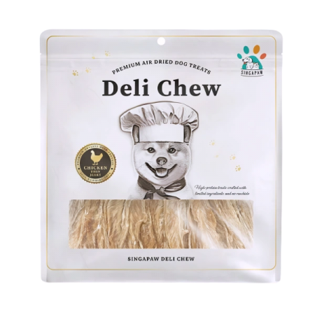 Singapaw Dog Deli Chew Premium Air Dried Chic Thin Jerky 350g (2 packs)