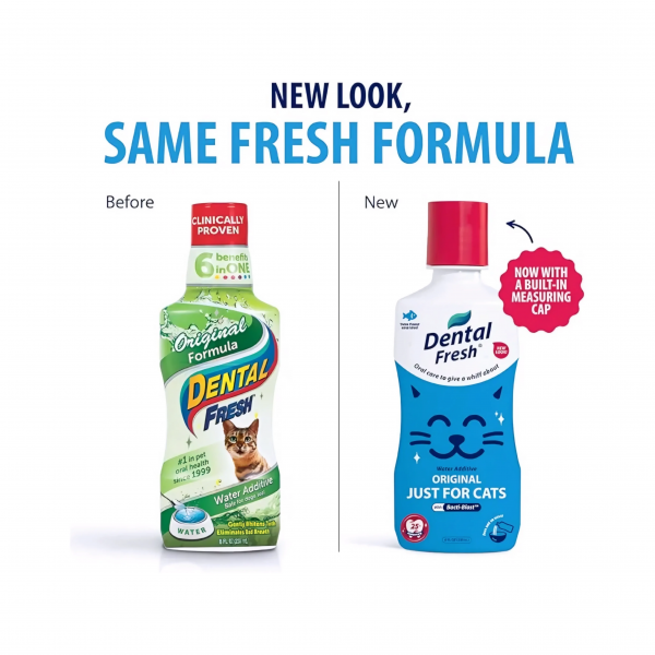 Dental Fresh Water Additive Original Formula for Cats 8oz