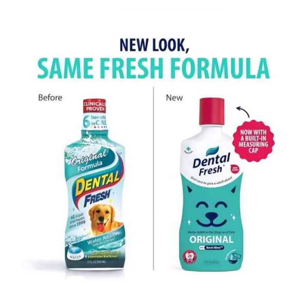 Dental Fresh Water Additive Original Formula for Cats & Dogs 8oz