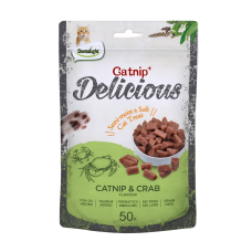 Dentalight Cat Treats Catnip & Crab 50g