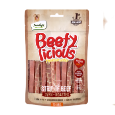 Dentalight Dog Treats Jerky Beef Strip 70g (5 packs)