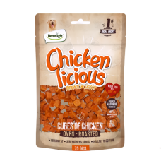 Dentalight Dog Treats Jerky Chicken Cube 70g