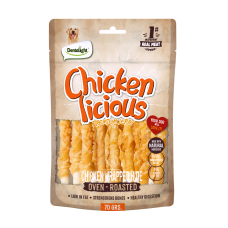 Dentalight Dog Treats Jerky Chicken Wrapped Hide 70g