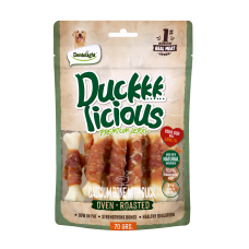Dentalight Dog Treats Jerky Duck Calcium Bone 70g