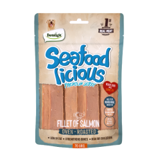 Dentalight Dog Treats Jerky Salmon Fillet 70g