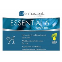 Dermoscent Essential 6 Spot-On Skin Care Cats (4 Tubes)