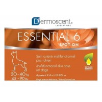 Dermoscent Essential 6 Spot-On Skin Care Dogs (20-40kg) (4 Tubes)
