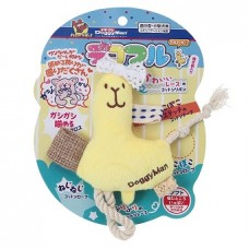 Doggyman Toy Decorative Plush Alpaca Yellow